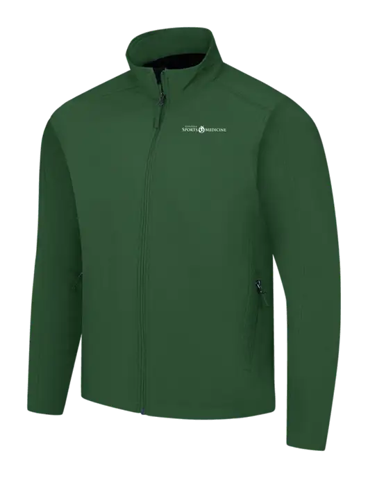 Dark Green Core Soft Shell Jacket w/Espanola Logo
