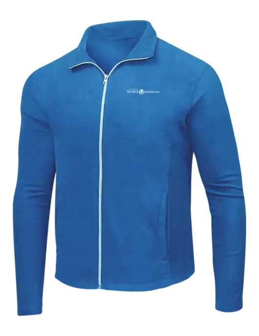 Light Royal Microfleece Jacket w/Espanola Logo