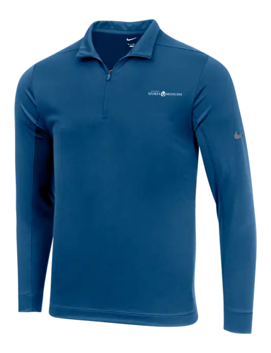 NIKE Dark Royal Dry 1/2 Zip Cover-Up w/Espanola Logo