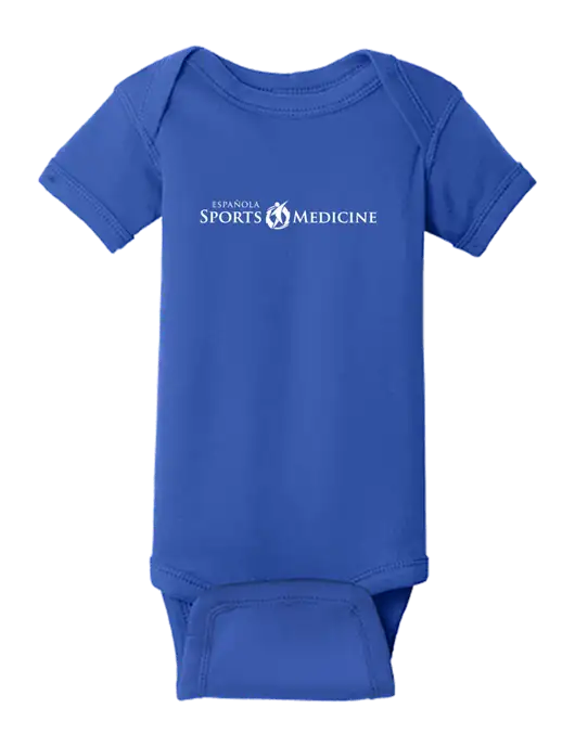 Rabbit Skins Royal Infant Short Sleeve Baby Rib Bodysuit w/Espanola Logo