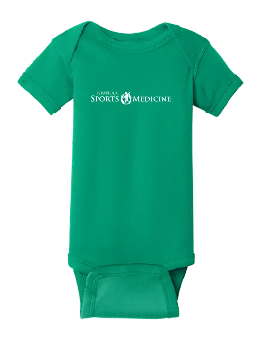 Rabbit Skins Kelly Infant Short Sleeve Baby Rib Bodysuit w/Espanola Logo