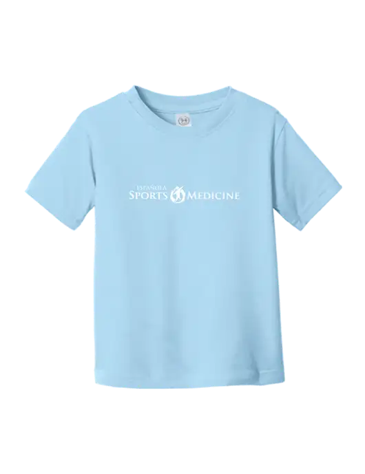 Rabbit Skins Light Blue Toddler Fine Jersey Tee w/Espanola Logo