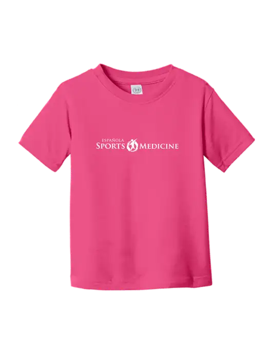 Rabbit Skins Hot Pink Toddler Fine Jersey Tee w/Espanola Logo