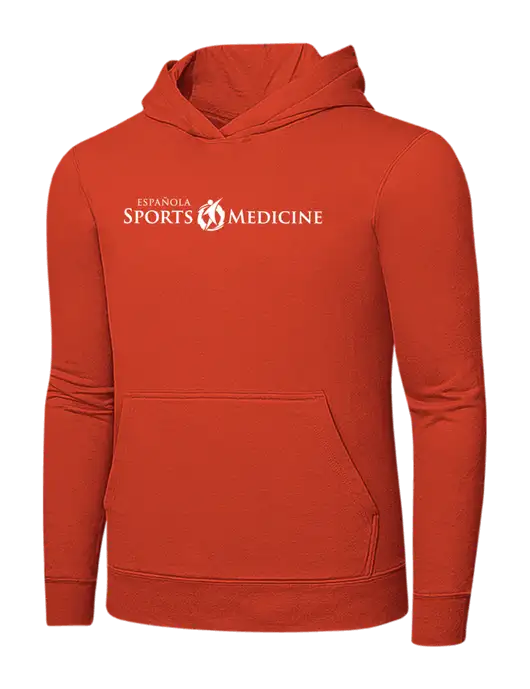 Orange 7.8 oz Ring Spun Hooded Sweatshirt w/Espanola Logo
