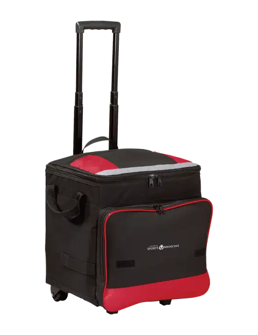Red Rolling Cooler w/Espanola Logo
