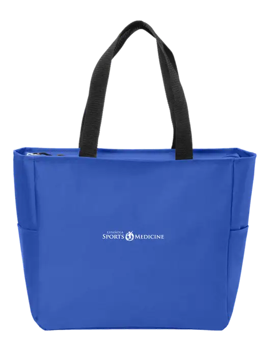 Everyday True Royal Zip Tote  w/Espanola Logo