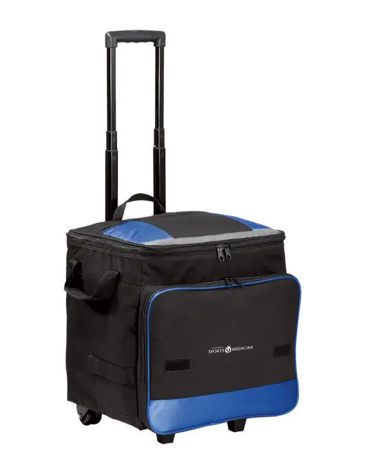 Twilight Blue Rolling Cooler w/Espanola Logo