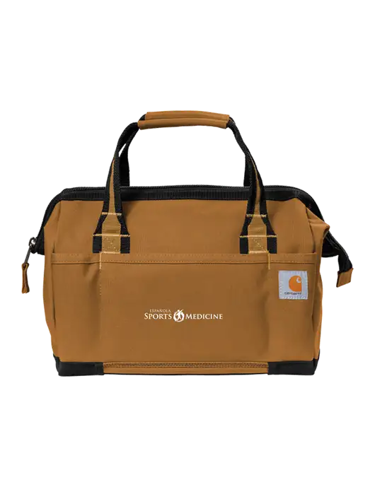 Carhartt Foundry Series 14” Brown Tool Bag w/Espanola Logo