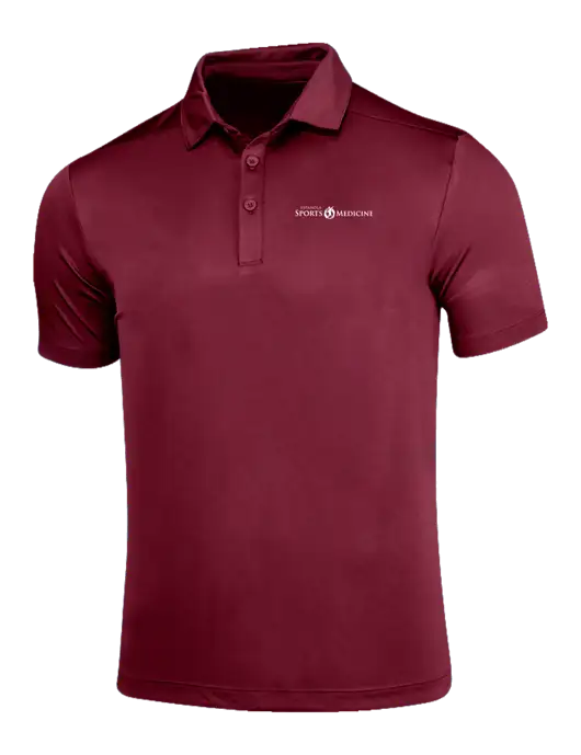 Maroon Posi-UV Pro Polo w/Espanola Logo