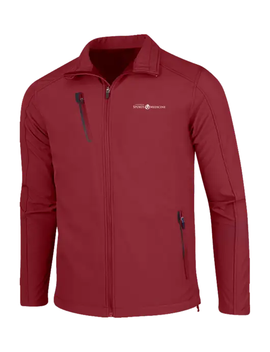 Dark Cardinal Welded Softshell Jacket w/Espanola Logo