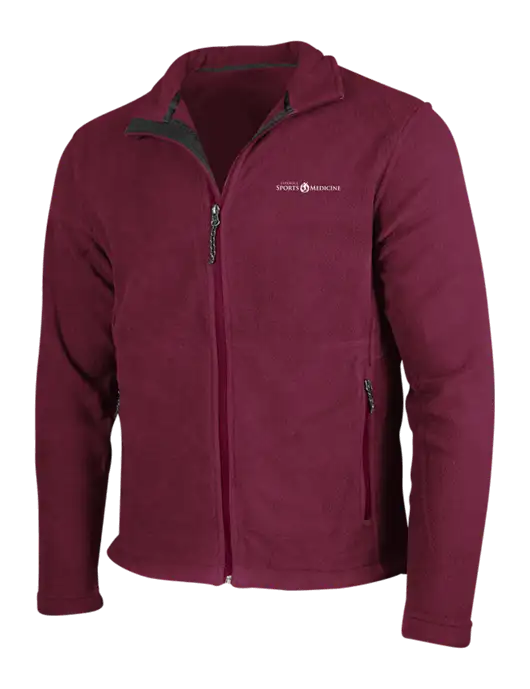 Maroon Fleece Jacket w/Espanola Logo
