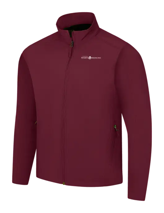 Maroon Core Soft Shell Jacket w/Espanola Logo