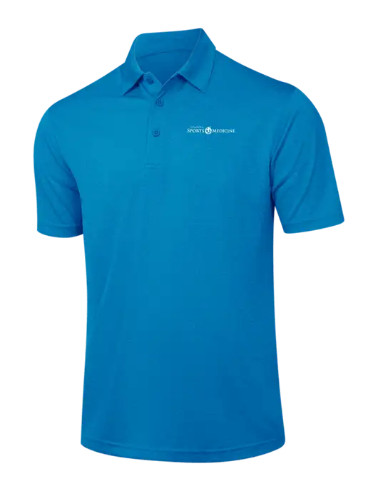 Sapphire Blue Heather Contender Polo w/Espanola Logo