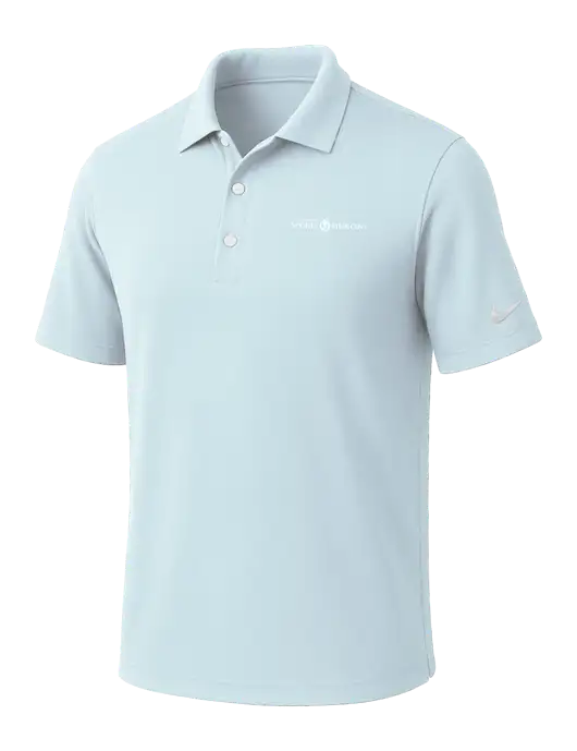 NIKE Very Light Blue Dri-Fit Micro Pique Polo w/Espanola Logo