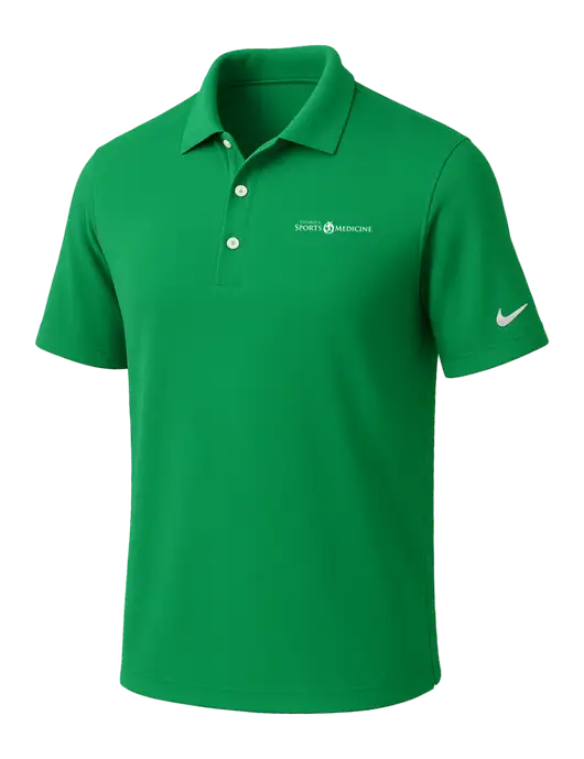 NIKE Kelly Green Dri-Fit Micro Pique Polo w/Espanola Logo
