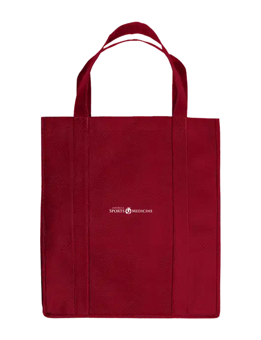 Eco Reusable Jumbo Maroon Shopping Bag w/Espanola Logo