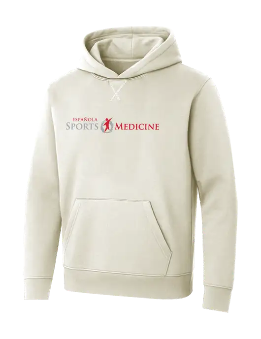 Allmade White Sand Organic French Terry Pullover Hoodie w/Espanola Logo