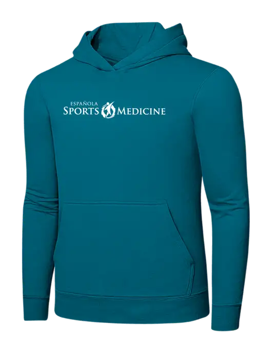 Dark Teal 7.8 oz Ring Spun Hooded Sweatshirt w/Espanola Logo