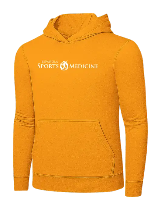 Yellow Gold 7.8 oz Ring Spun Hooded Sweatshirt w/Espanola Logo
