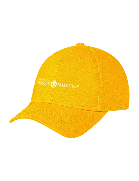 Yellow Gold Structured Soft Snap Closure Hook & Loop Cap w/Espanola Logo