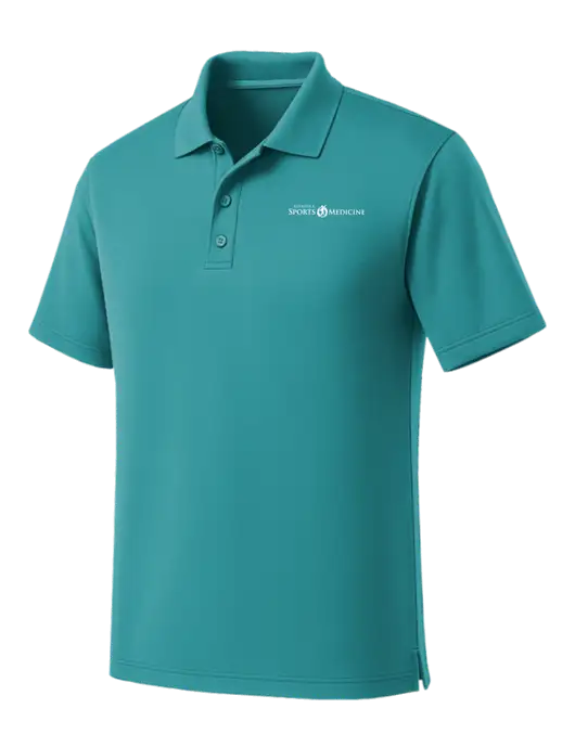 Light Teal Dry Zone UV Micro Mesh Polo w/Espanola Logo