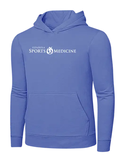 Carolina Blue 7.8 oz Ring Spun Hooded Sweatshirt w/Espanola Logo