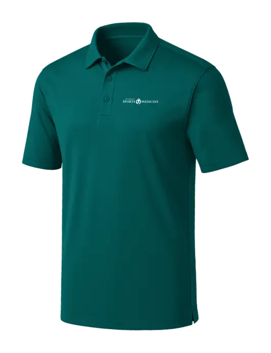 Dark Teal Silk Touch Performance Polo w/Espanola Logo