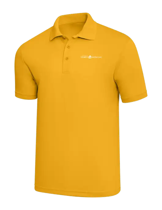 Yellow Gold PosiCharge RacerMesh Polo w/Espanola Logo