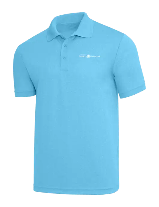 Light Sapphire Heather PosiCharge RacerMesh Polo w/Espanola Logo