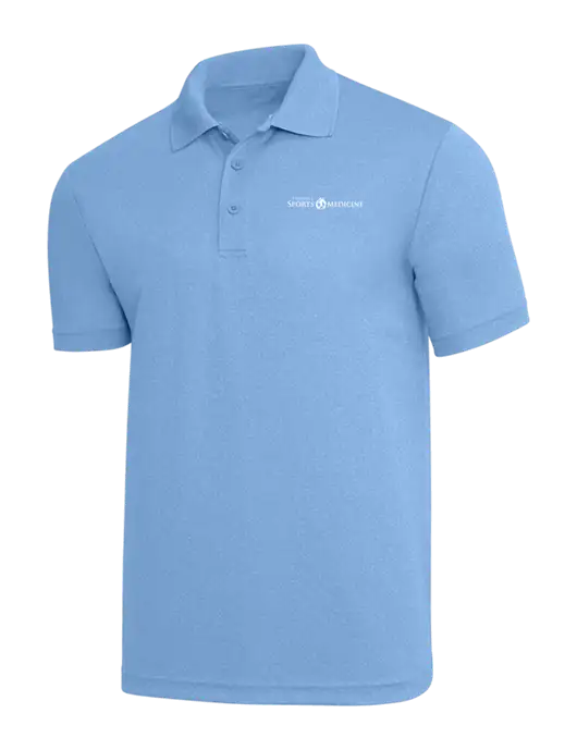 Light Royal Heather PosiCharge RacerMesh Polo w/Espanola Logo