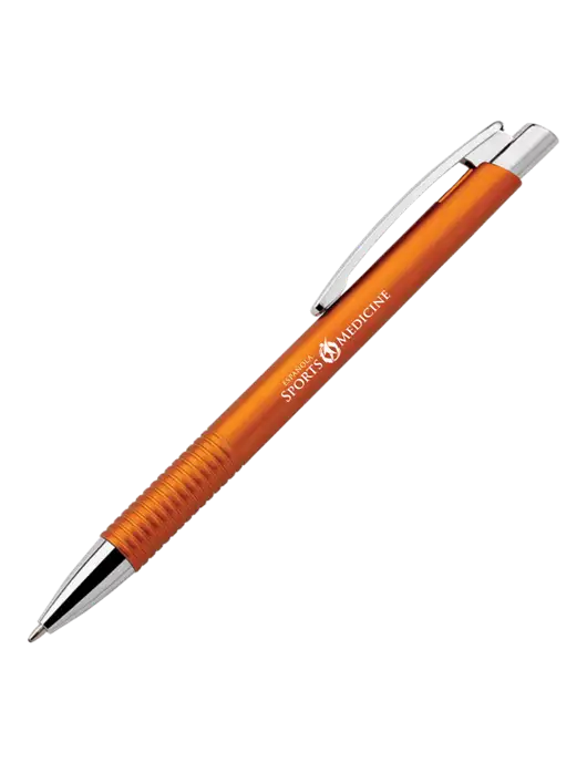 Malay Orange Ballpoint Pen - Blue Ink w/Espanola Logo
