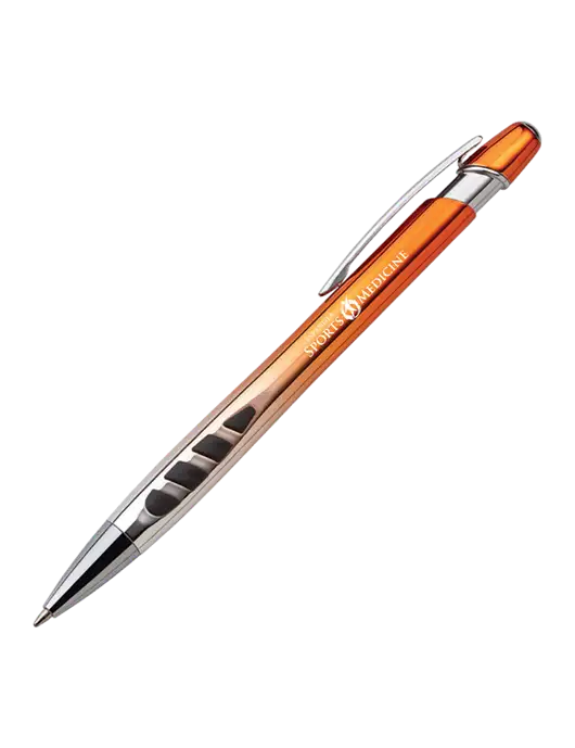 Zenith Burnt Orange Ballpoint Pen - Blue ink w/Espanola Logo