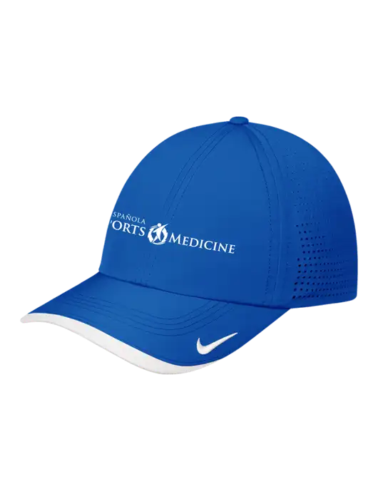 Nike Royal/White Dri-FIT Perforated Performance Cap w/Espanola Logo