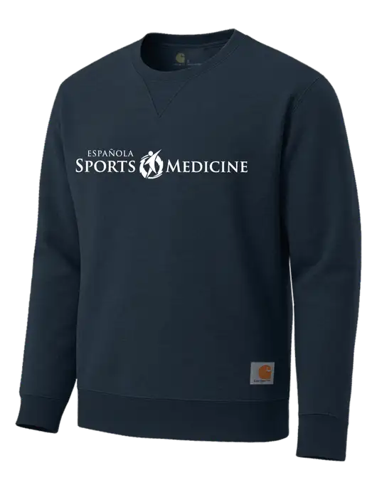 Carhartt Navy Midweight Crewneck Sweatshirt w/Espanola Logo