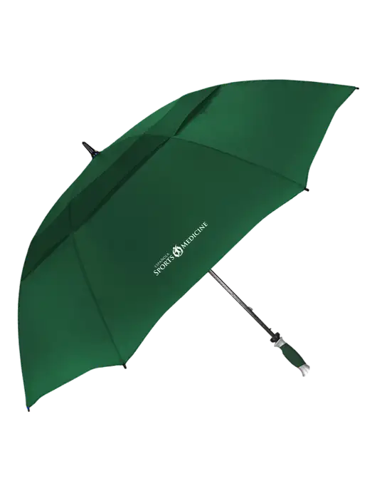 Dark Green Vented Typhoon Tamer Golf Umbrella w/Espanola Logo