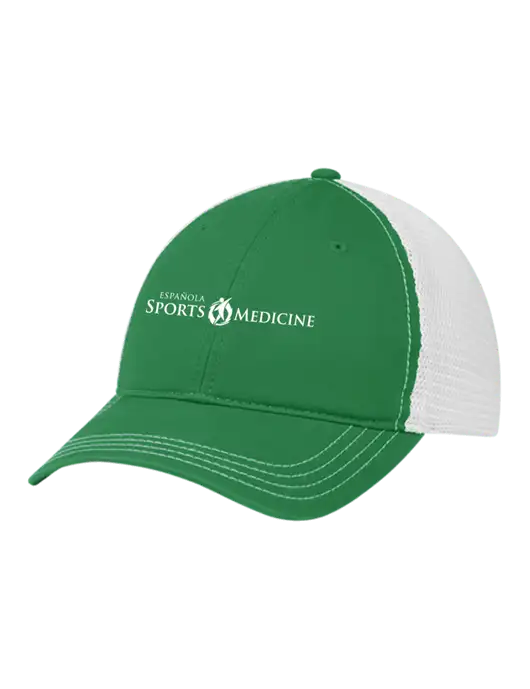 Richardson 111 Garment Washed Trucker Cap Kelly w/White Mesh w/Espanola Logo