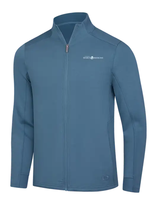 OGIO Light Slate Blue Transcend Full-Zip w/Espanola Logo