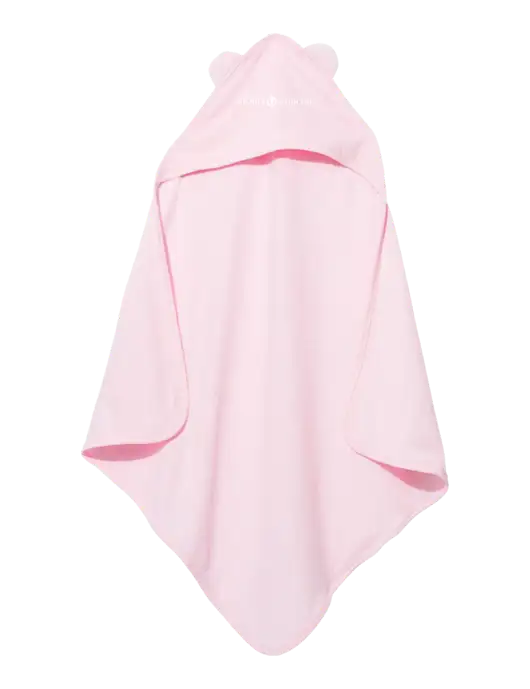 Pink Rabbit Skins Terry Cloth Hooded Towel with Ears  w/Espanola Logo
