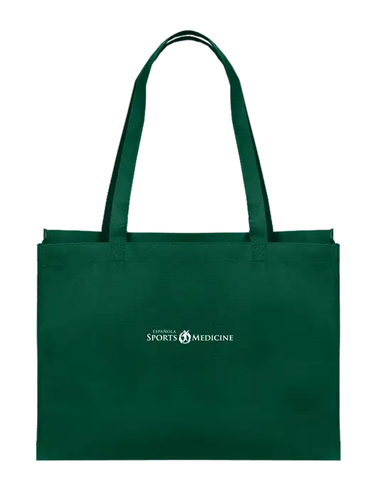 Eco Reusable Dark Green Tote w/Espanola Logo