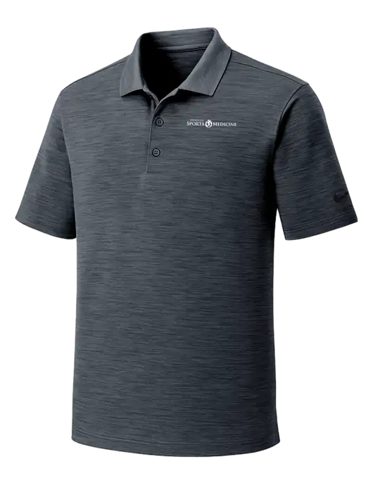 Nike Dri-FIT Dark Grey Striated Polo w/Espanola Logo