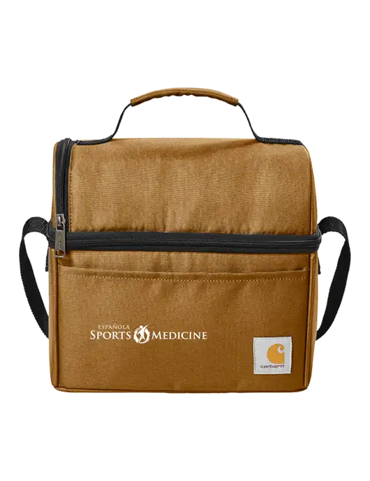 Carhartt Brown Lunch 6-Can Cooler w/Espanola Logo