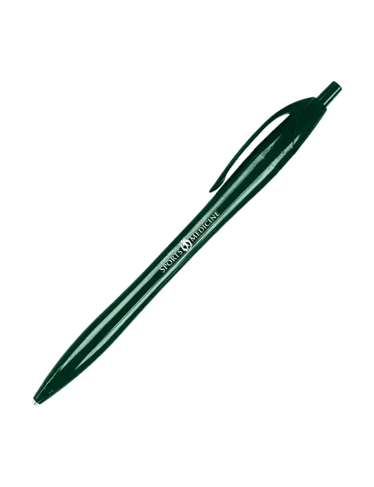 Novella Dark Green Solid Pen - Black Ink w/Espanola Logo