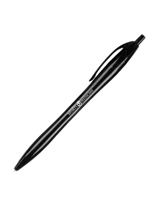 Novella Black Solid Pen - Black Ink w/Espanola Logo