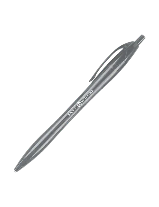 Novella Light Grey Solid Pen - Black Ink w/Espanola Logo