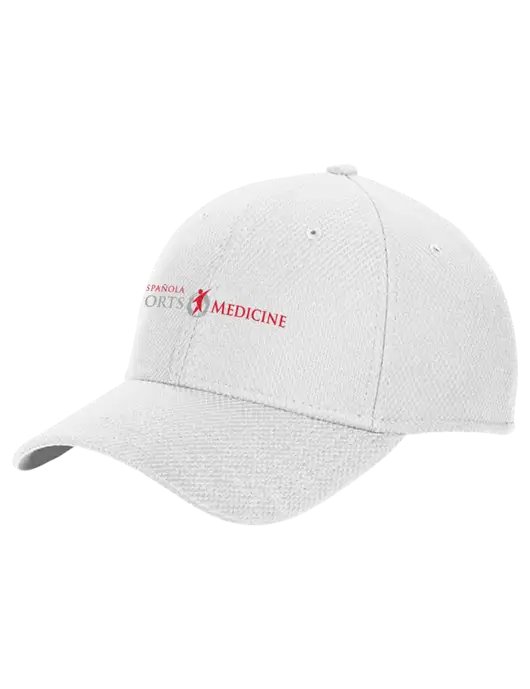 New Era Diamond Era White Stretch Cap w/Espanola Logo