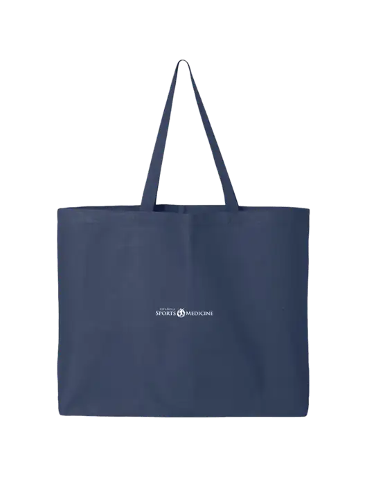Sturdy Canvas Navy Tote w/Espanola Logo