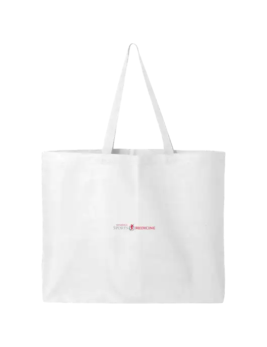 Sturdy Canvas White Tote w/Espanola Logo