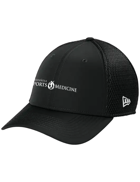 New Era 39THIRTY Performance Stretch Black Mesh Cap w/Espanola Logo