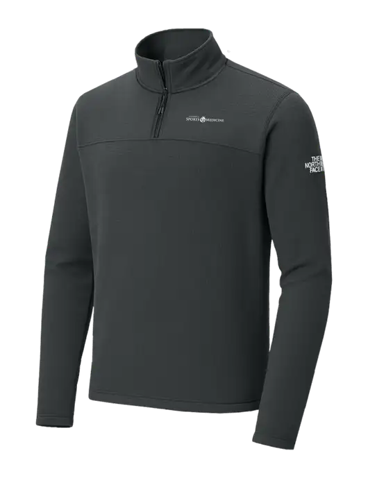 The North Face Aim 1/4-Zip Charcoal Grey Fleece w/Espanola Logo