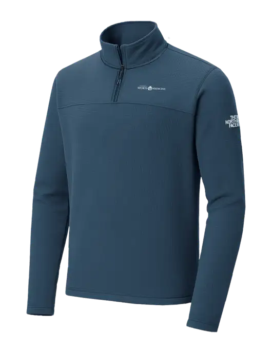 The North Face Aim 1/4-Zip Light Navy Fleece w/Espanola Logo